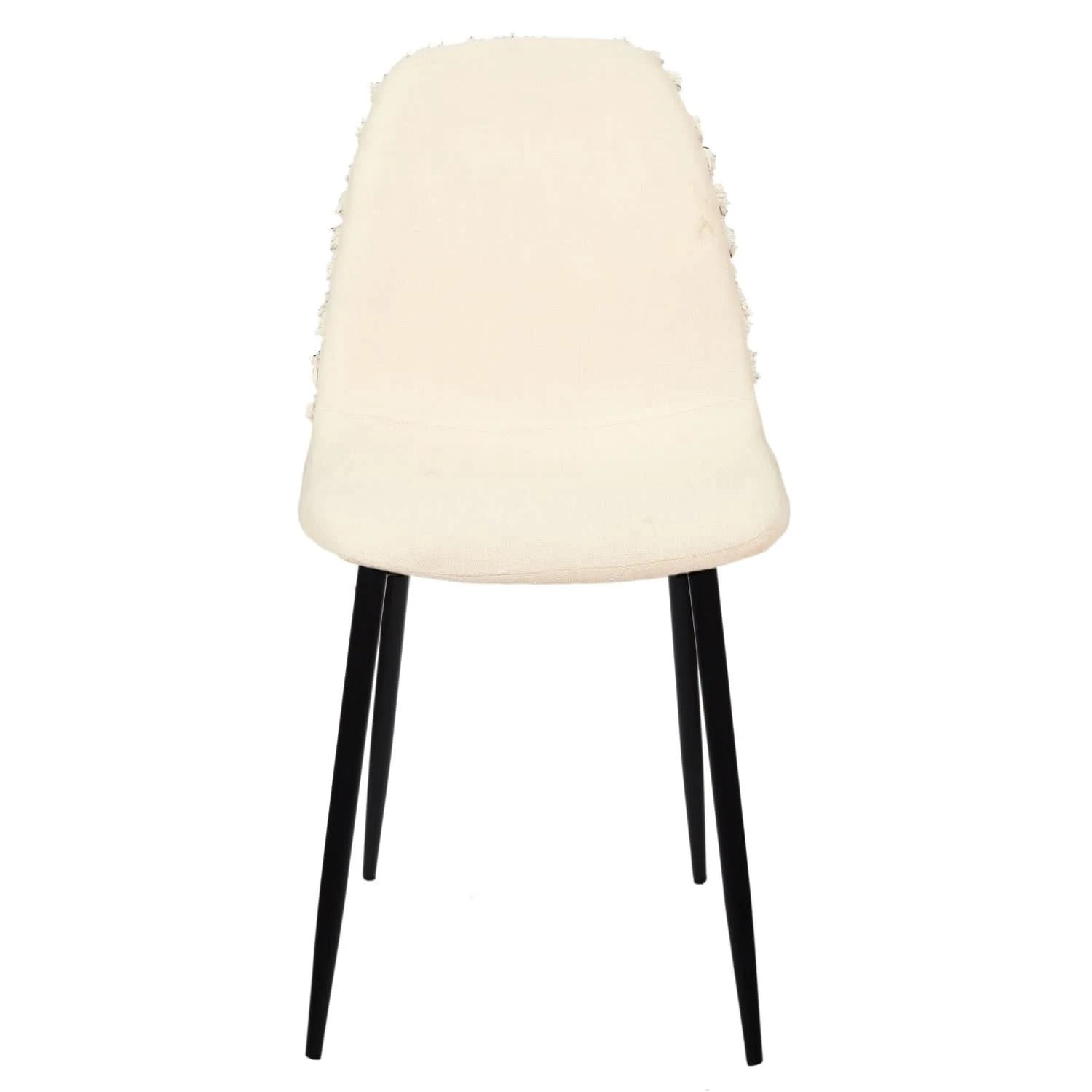 CHAISE MORA PIEDS METAL NOIR - Lot De 4 10 CHAISE MORA PIEDS METAL NOIR - Lot De 4 – Image 8