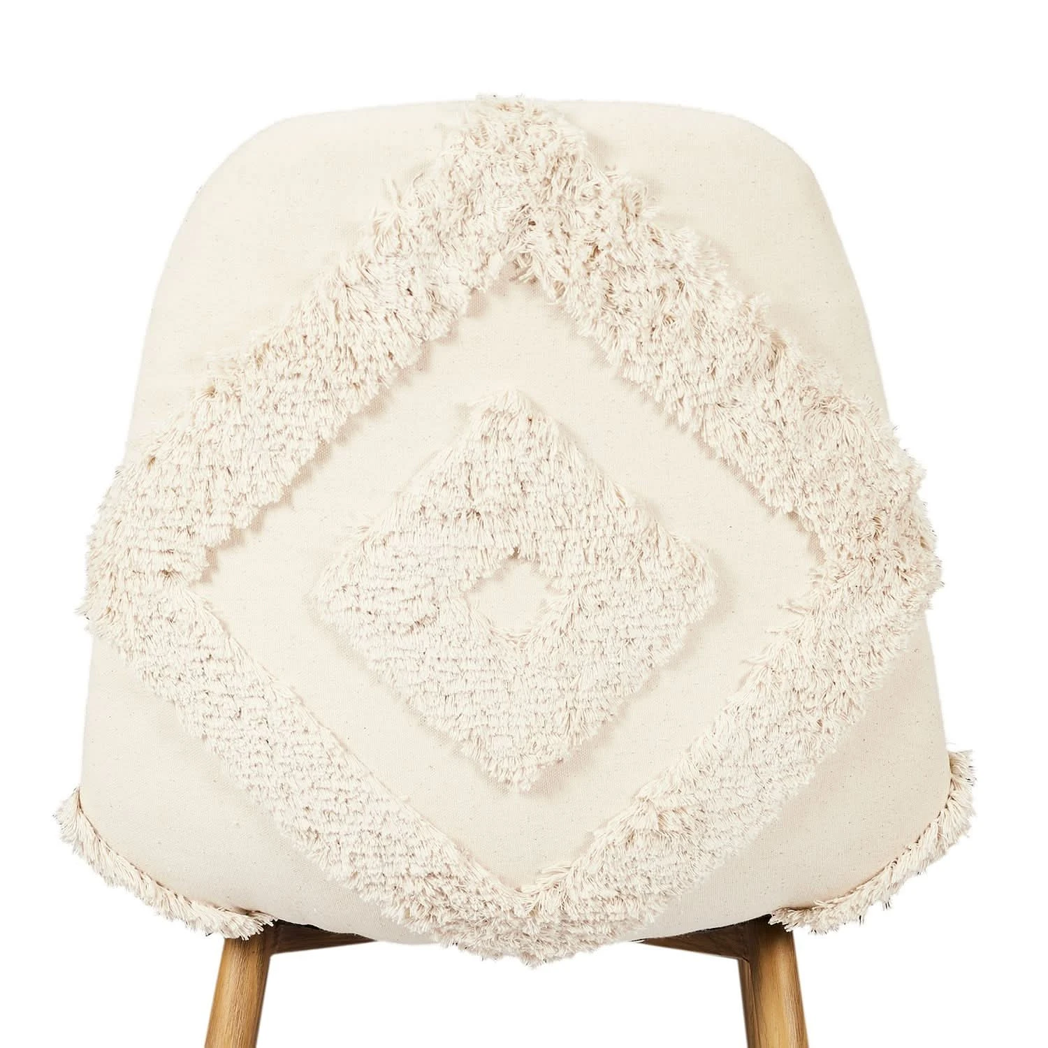 CHAISE FARO PIEDS METAL IMITATION BOIS - Lot De 4 8 CHAISE FARO PIEDS METAL IMITATION BOIS - Lot De 4 â Image 6