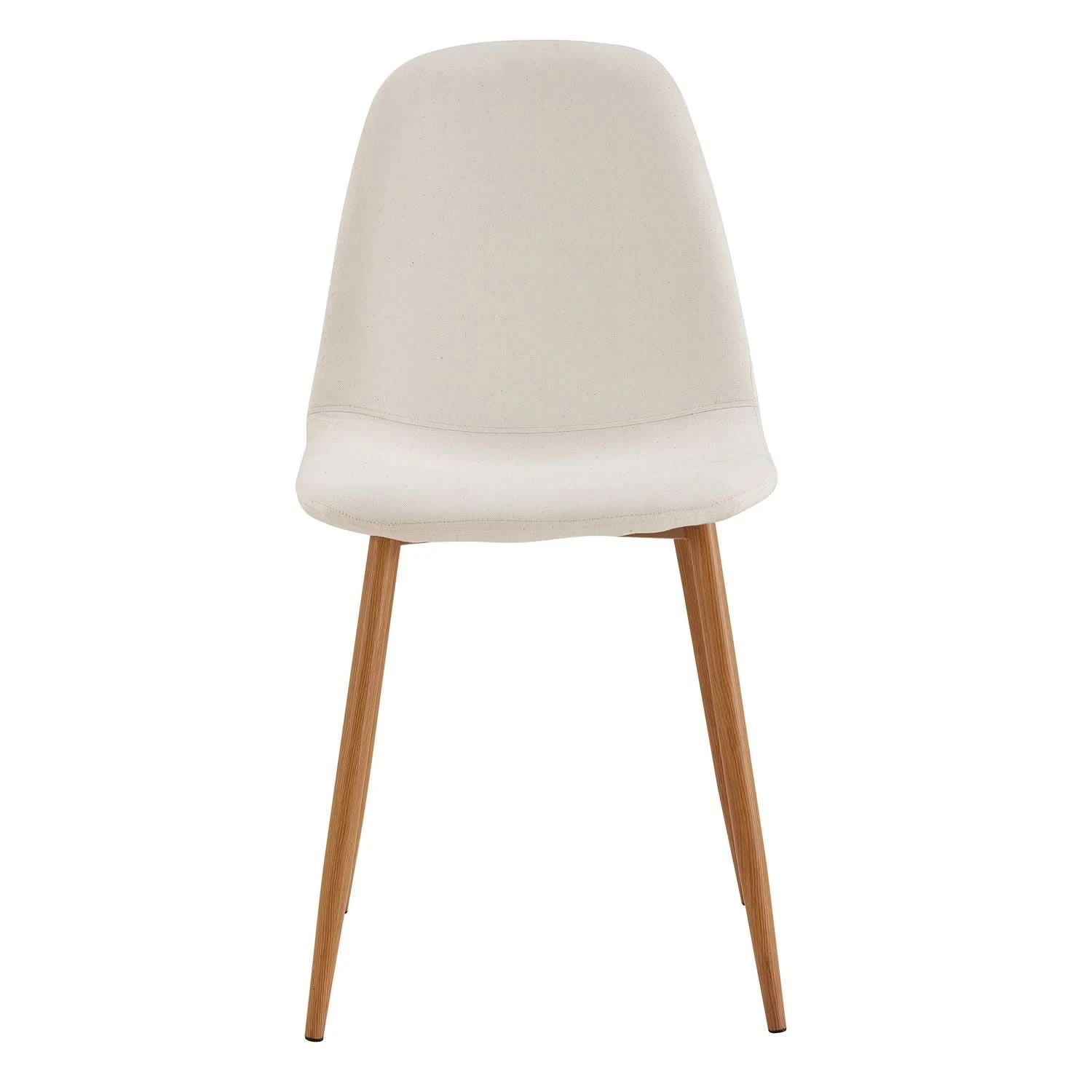 CHAISE POESIE PIEDS METAL IMITATION BOIS - Lot De 4 6 CHAISE POESIE PIEDS METAL IMITATION BOIS - Lot De 4 – Image 4