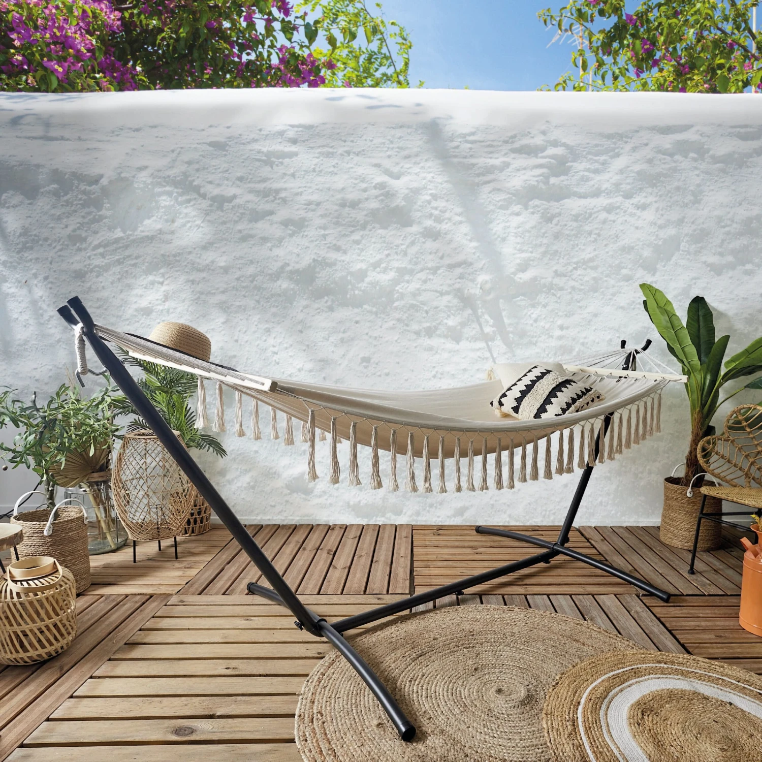 HAMAC FRANGES TERRE INCONNUE 285X90CM 3 HAMAC FRANGES TERRE INCONNUE 285X90CM