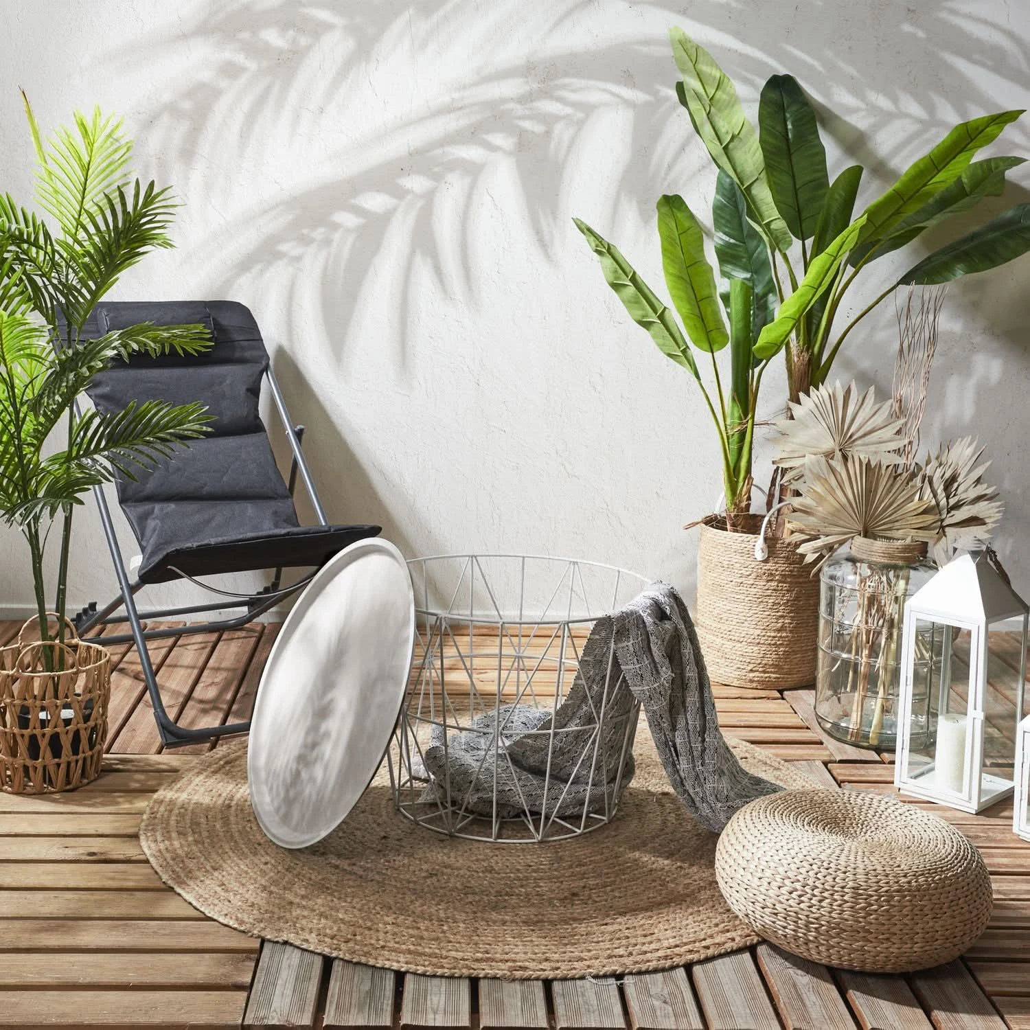 TABLE FILAIRE METAL TAUPE DIAMETRE 50CM 4 TABLE FILAIRE METAL TAUPE DIAMETRE 50CM – Image 2