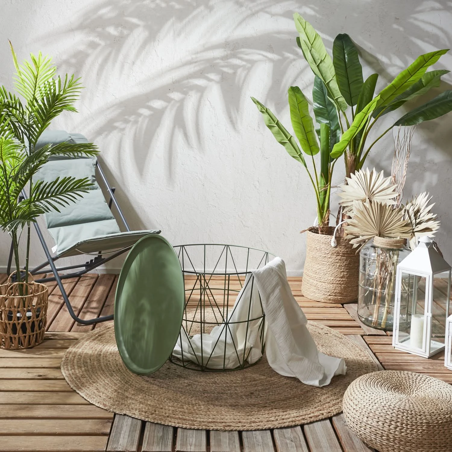 TABLE FILAIRE METAL VERT DIAMETRE 50CM 4 TABLE FILAIRE METAL VERT DIAMETRE 50CM – Image 2