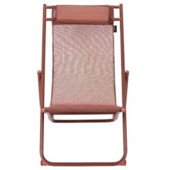 CHILIENNE COLOR BLOCK TERRACOTTA 15 CHILIENNE COLOR BLOCK TERRACOTTA -Ameublement De Maison chilienne terracotta la chaise longue 5