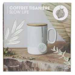 COFFRET TISANIERE SLOW LIFE -Ameublement De Maison coffret tisaniere slow life